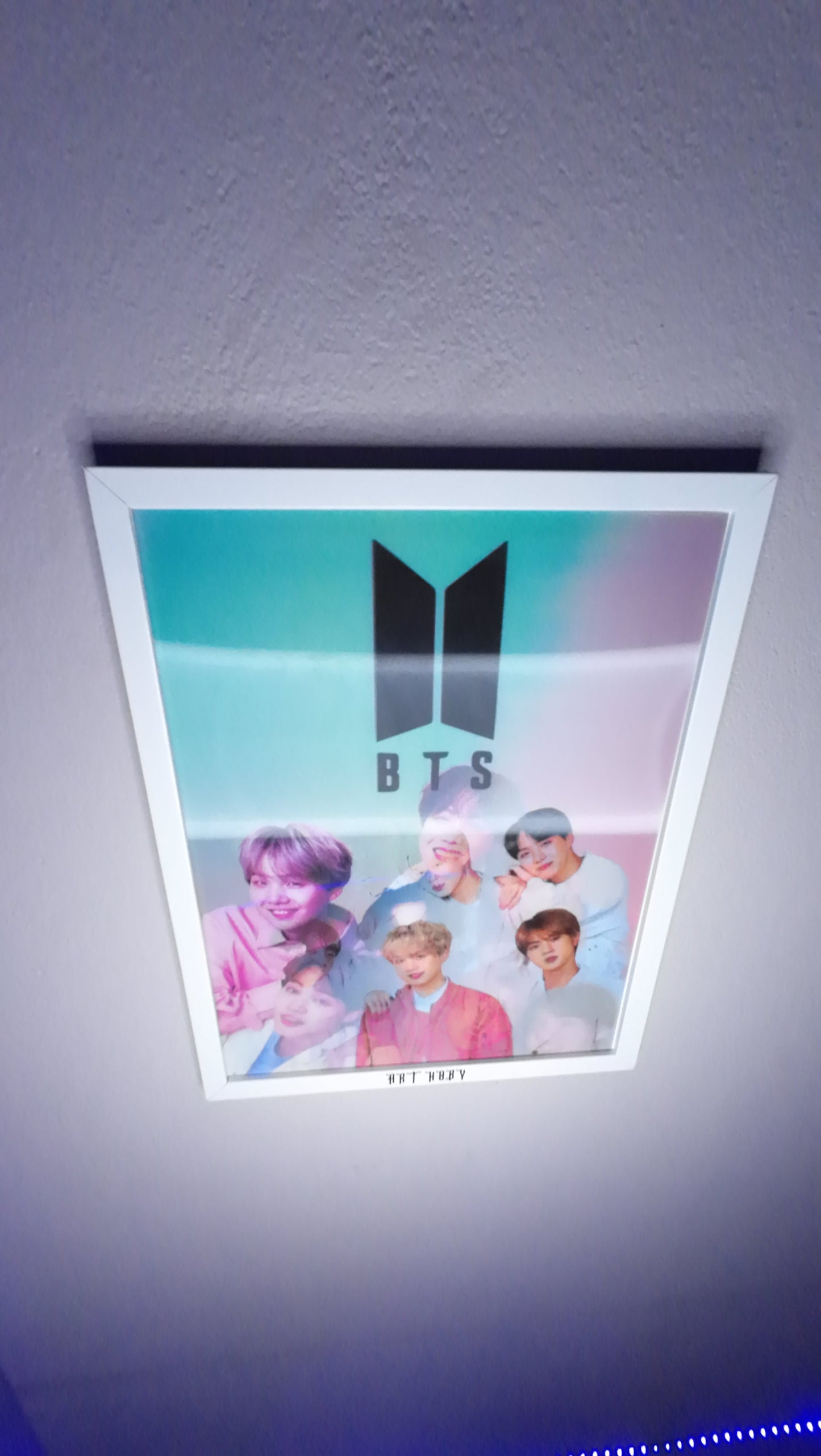 BTS K-pop 3D Wall Art – Double-Sided Poster Design (Lenticular)
