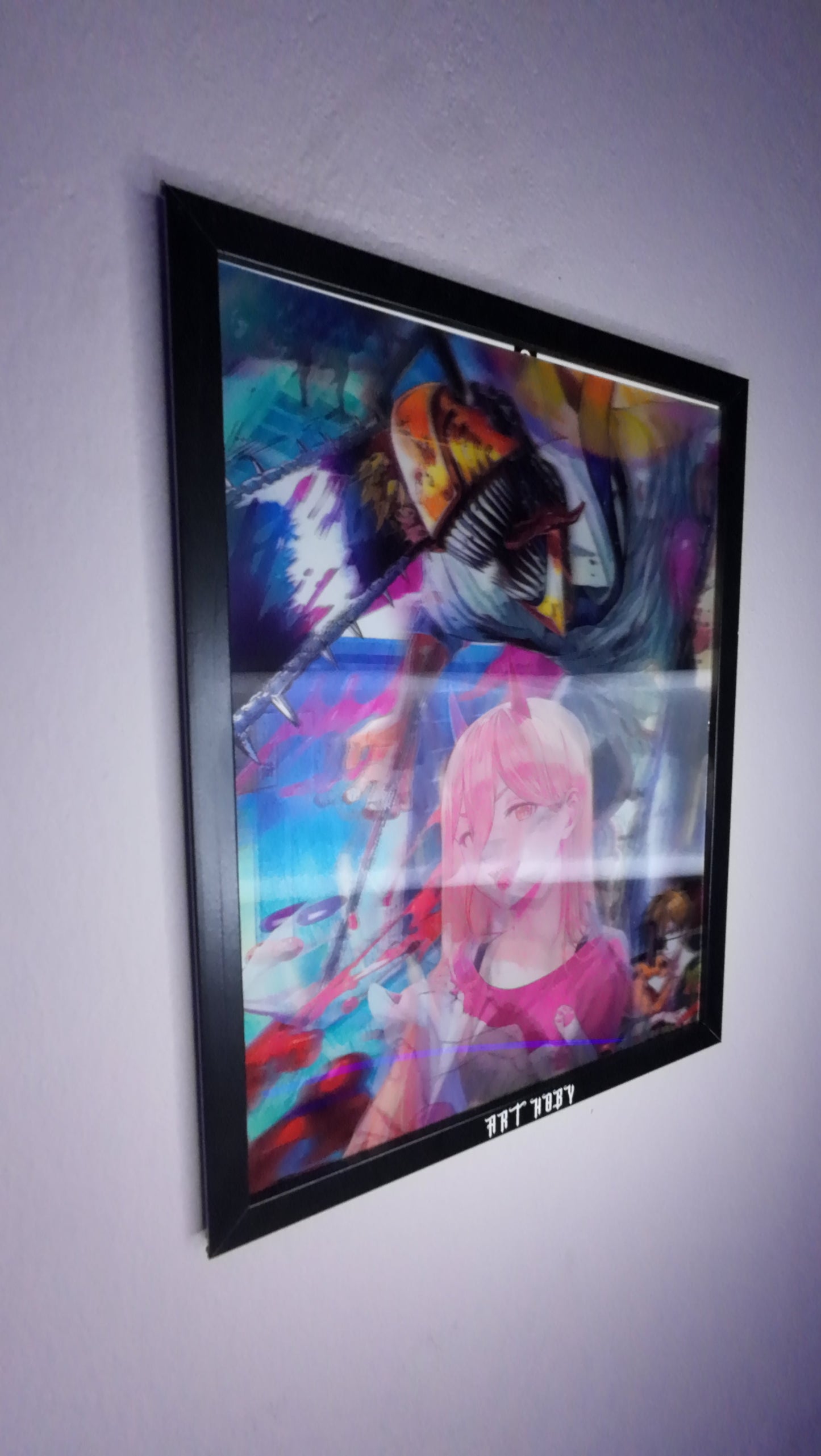 Chainsaw Man Power Wall Art – 3D Anime Poster (Lenticular)