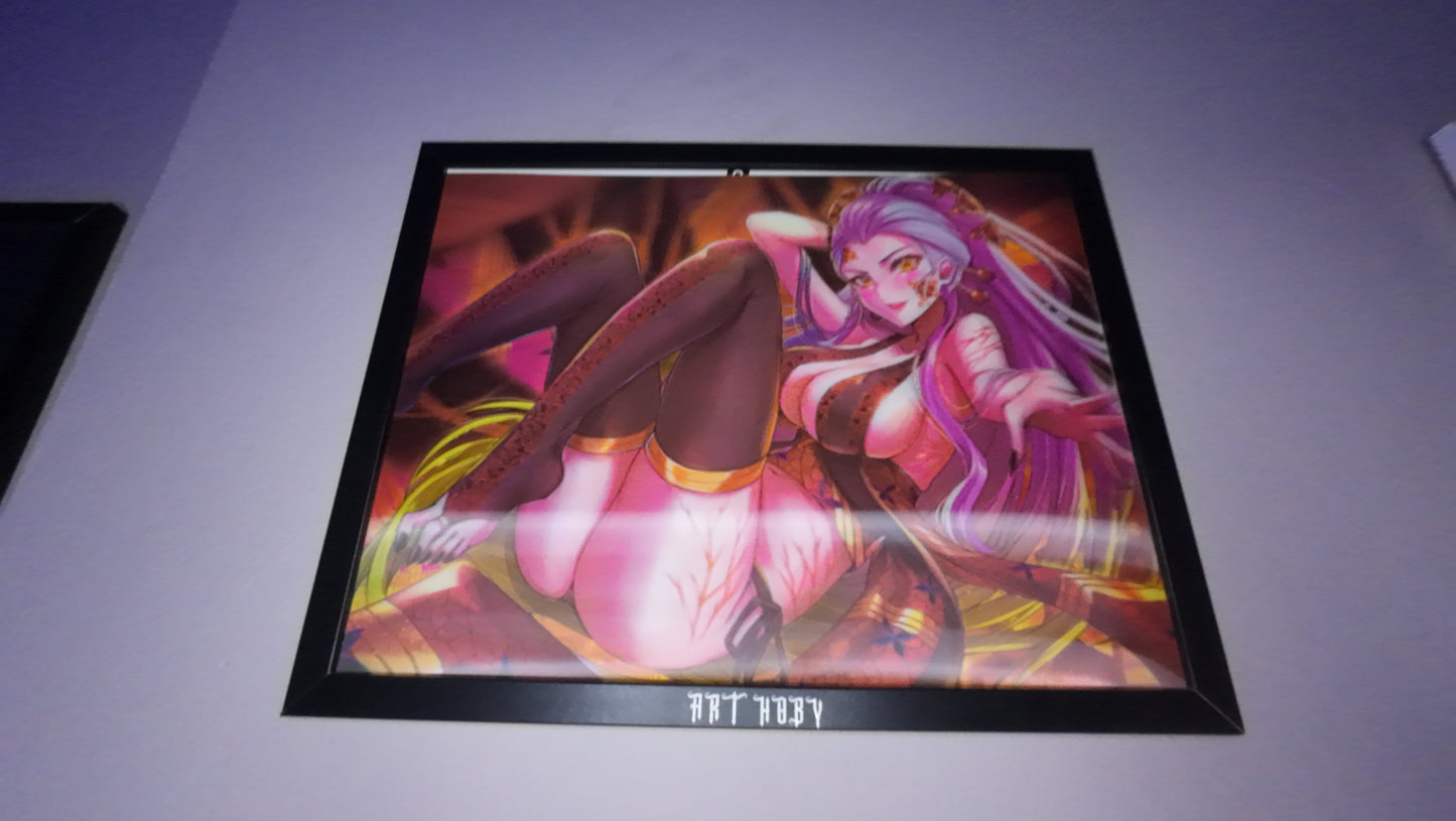 Daki Anime Wall Art – Motion Visual Demon Slayer Poster (Lenticular)