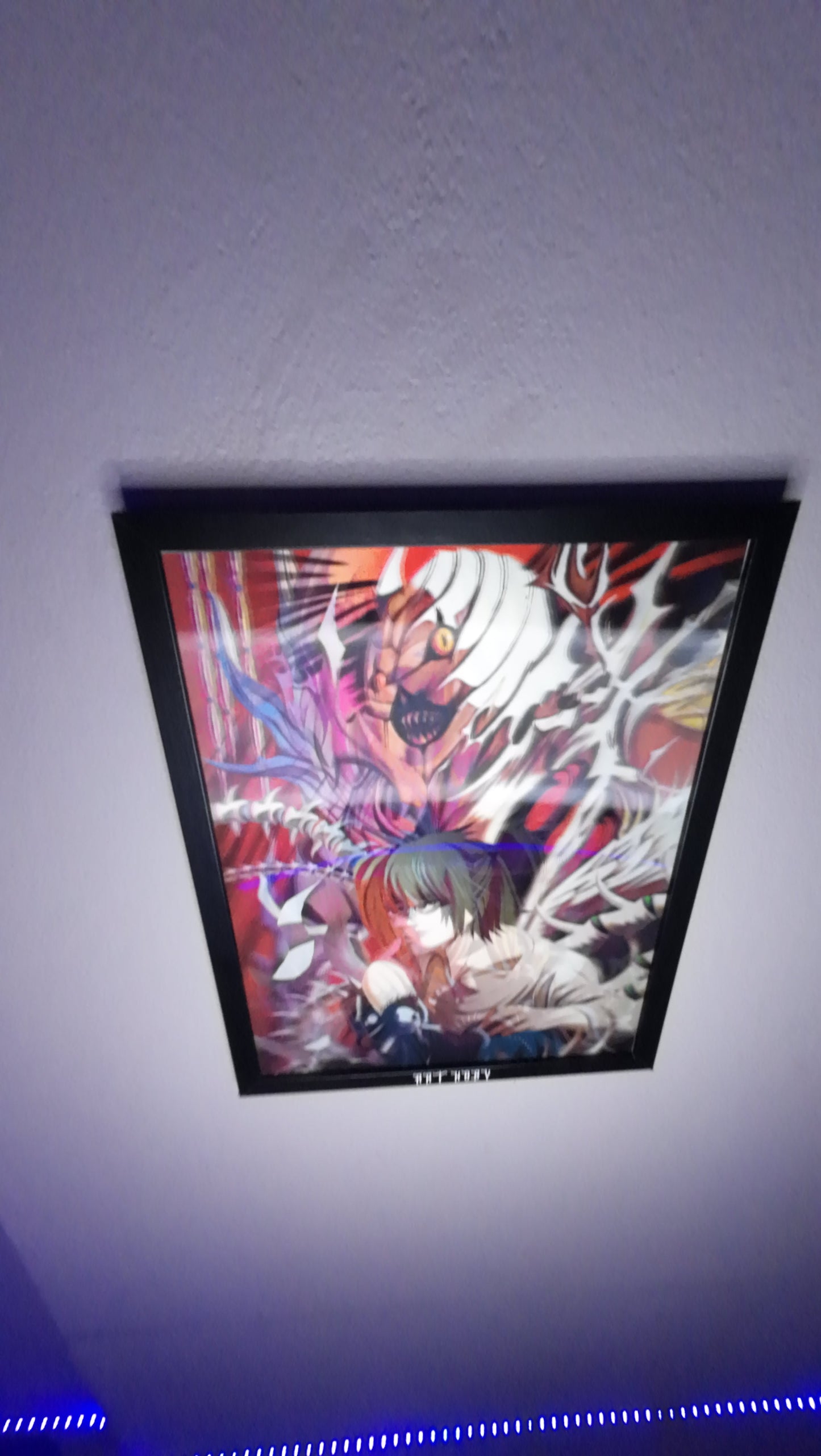 Death Note Anime Wall Art – L, Light & Shinigami Motion Poster (Lenticular)