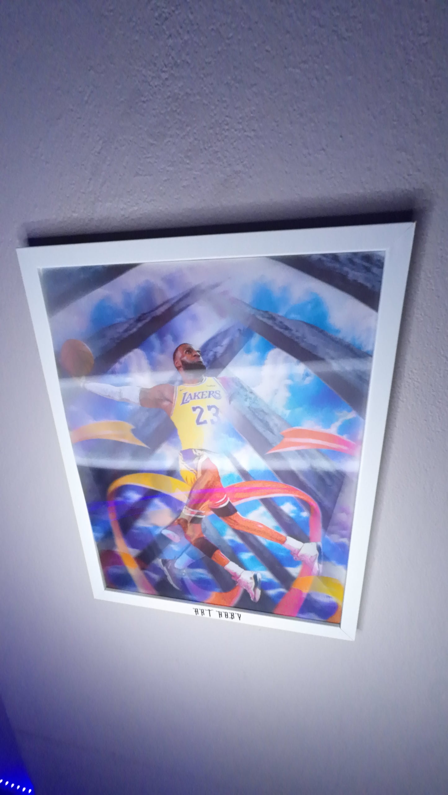 Jordan x LeBron Changing Visual Wall Art – Motion 3D Poster (Lenticular)
