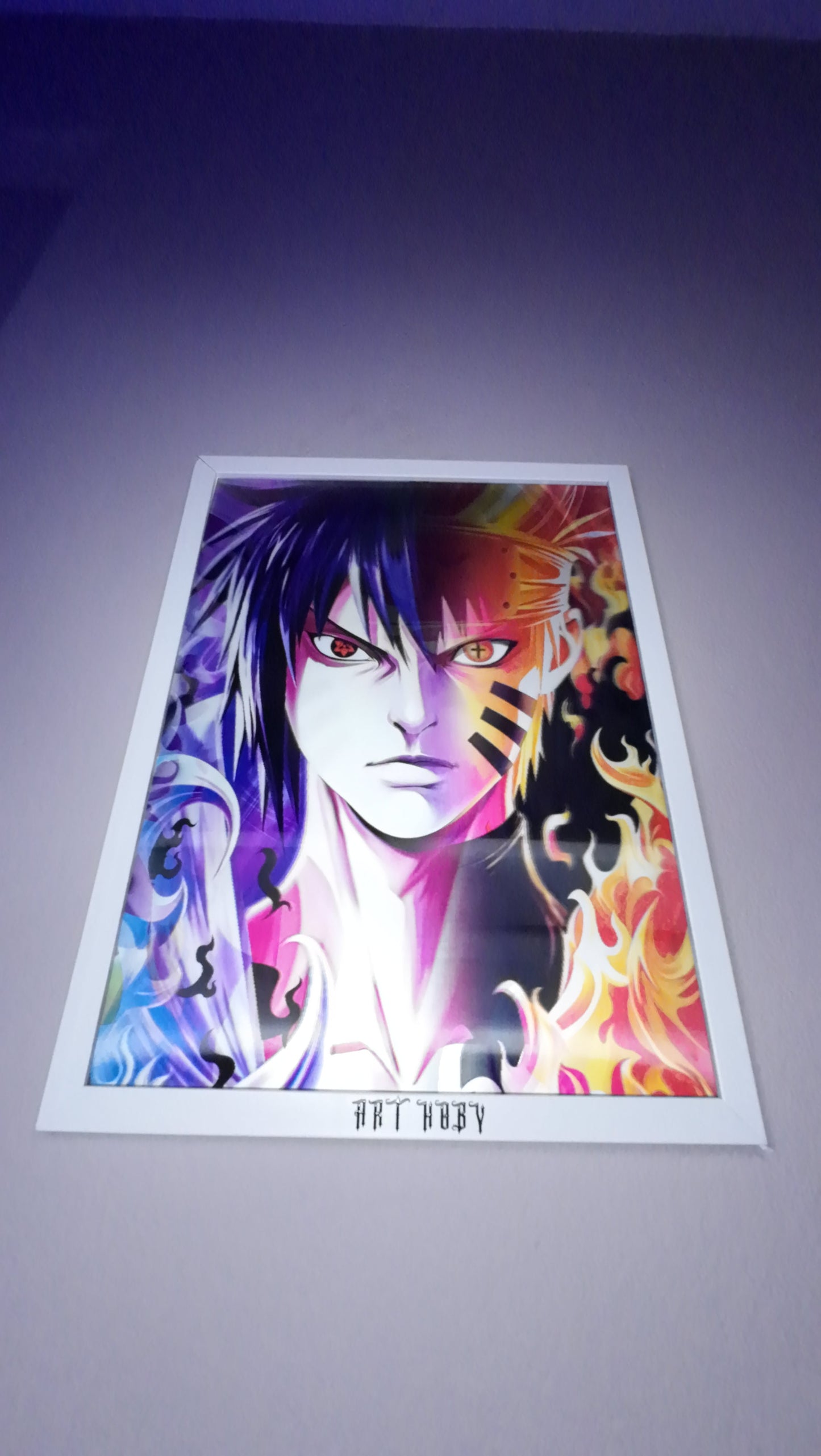 Kakashi Naruto Wall Art – Motion Sharingan Eye Poster (Lenticular)