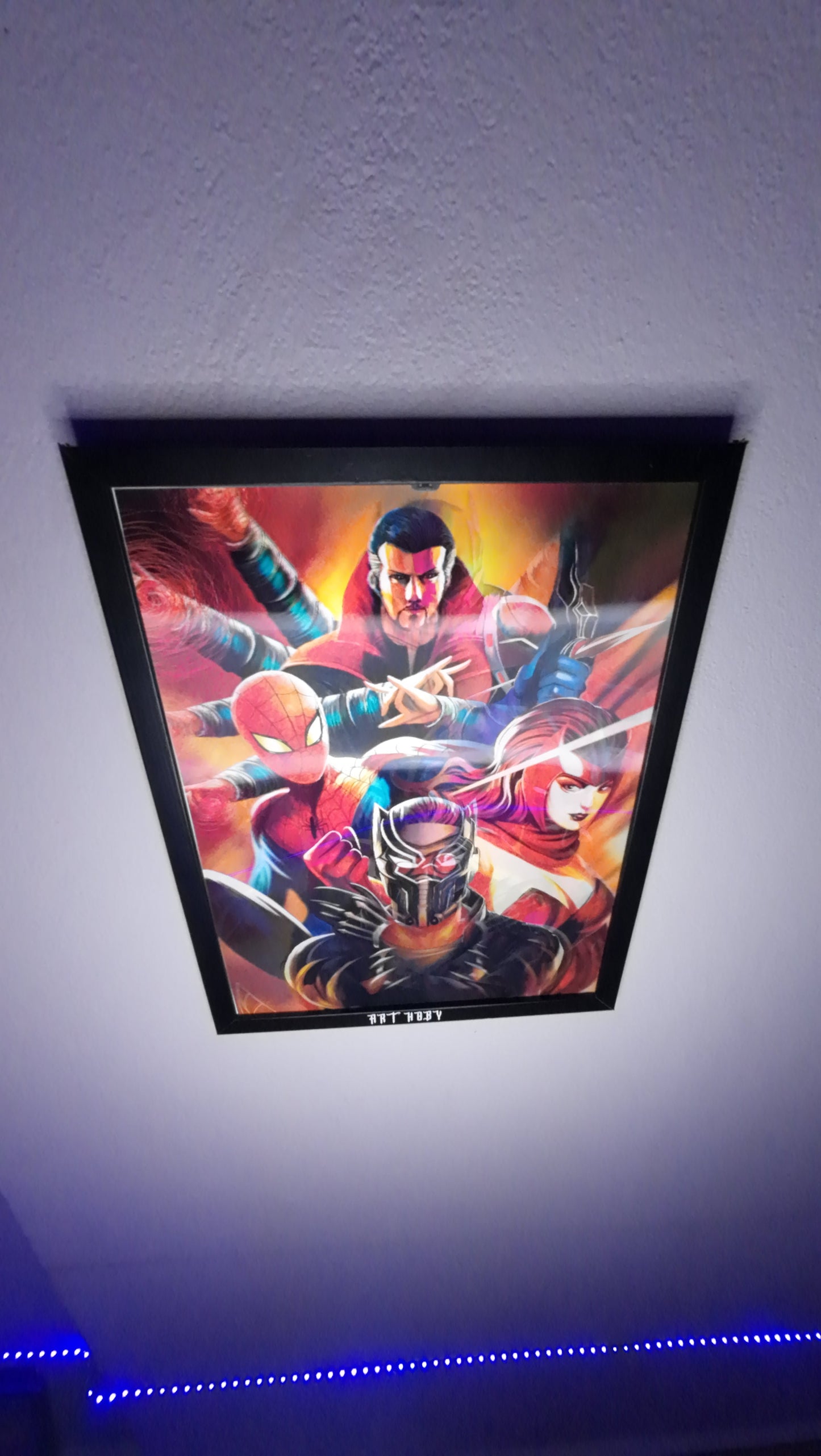 Marvel Avengers Fan Art Wall Art – Motion Effect Poster (Lenticular)
