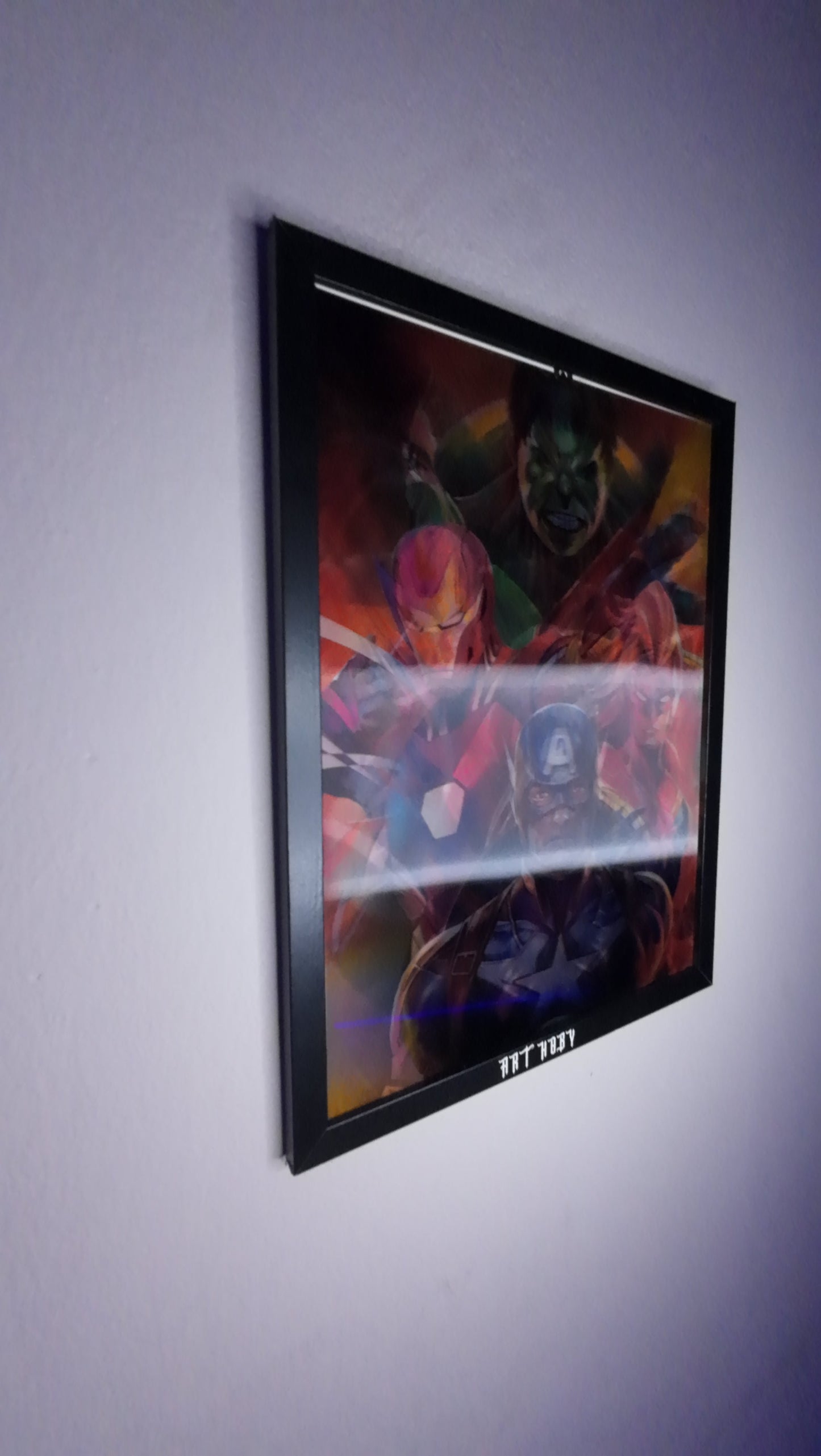 Marvel Avengers Fan Art Wall Art – Motion Effect Poster (Lenticular)