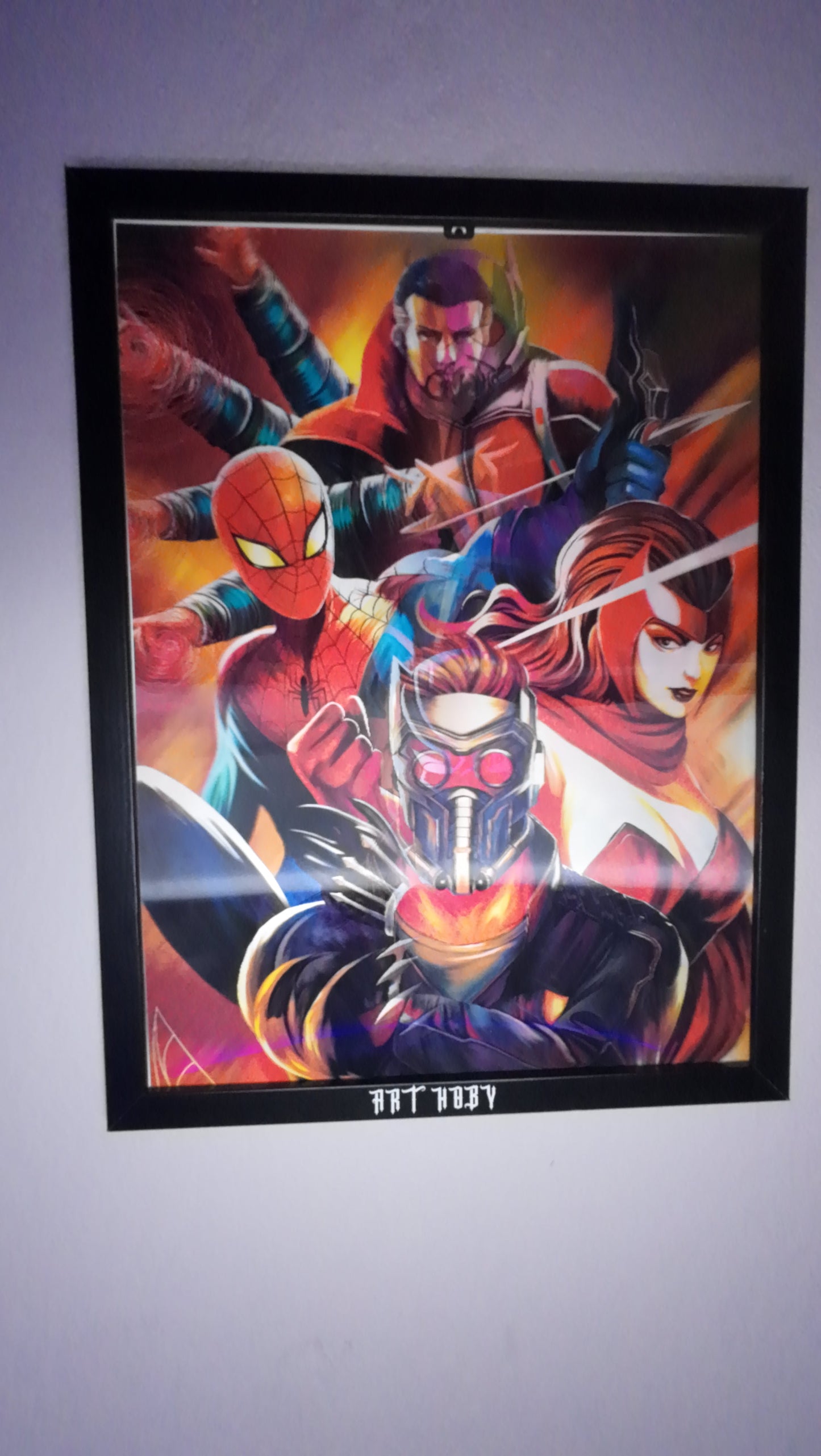 Marvel Avengers Fan Art Wall Art – Motion Effect Poster (Lenticular)