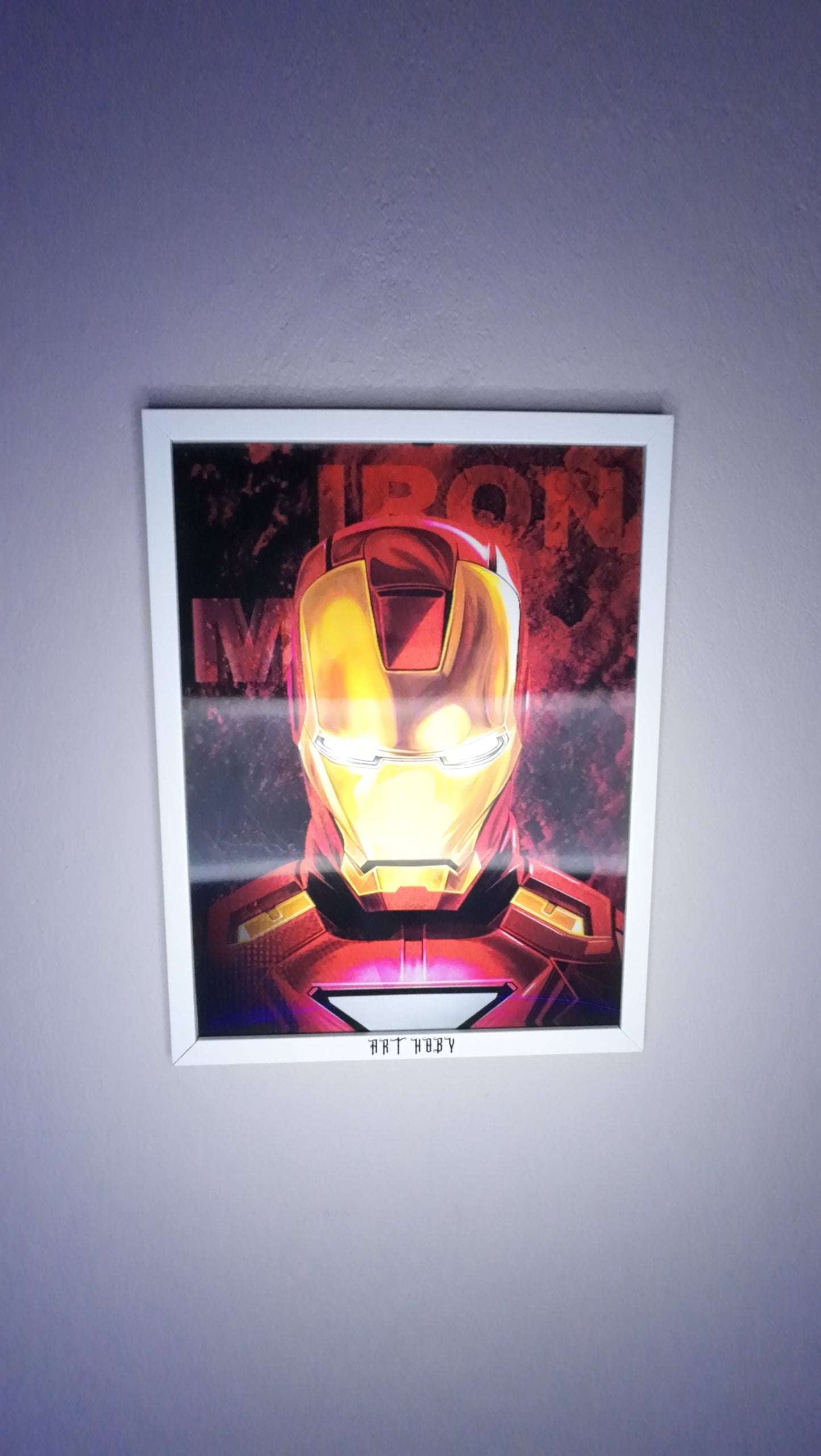 Marvel Iron Man Fan Art Wall Art – 3D Effect Poster (Lenticular)