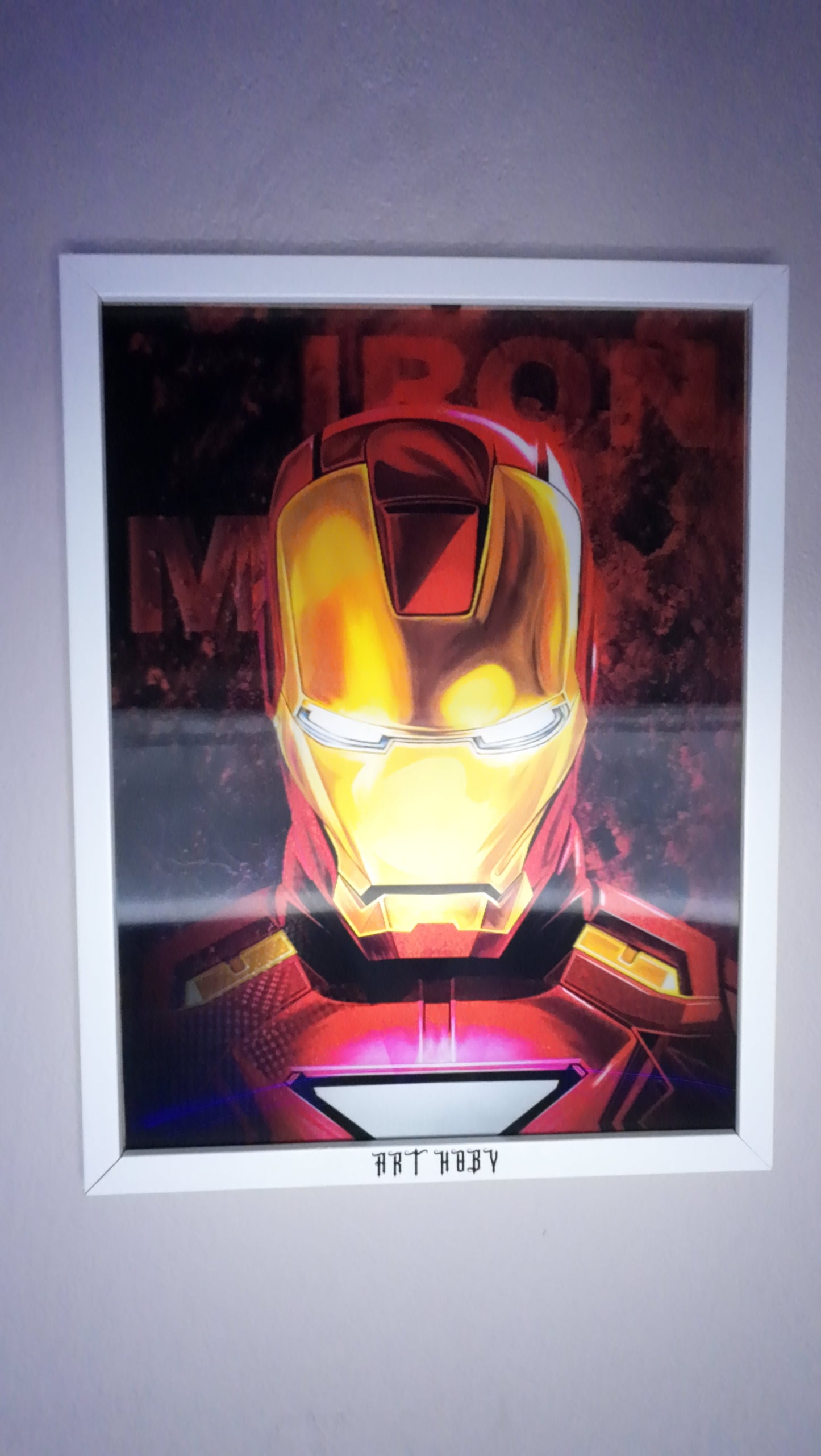 Marvel Iron Man Fan Art Wall Art – 3D Effect Poster (Lenticular)