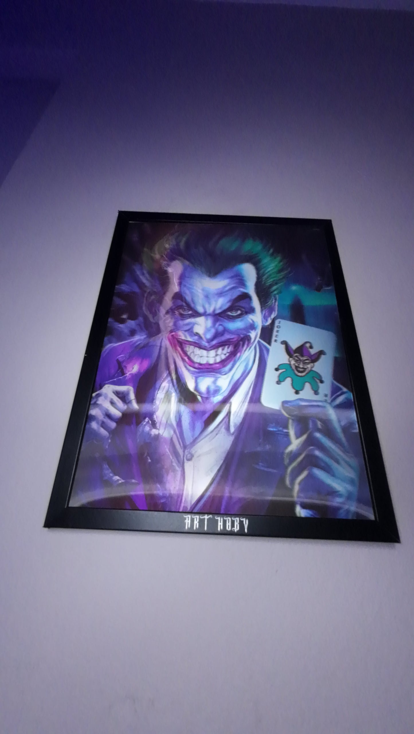 Moving Joker Wall Art | 3D Changing Visual Poster (30x40) (Lenticular)