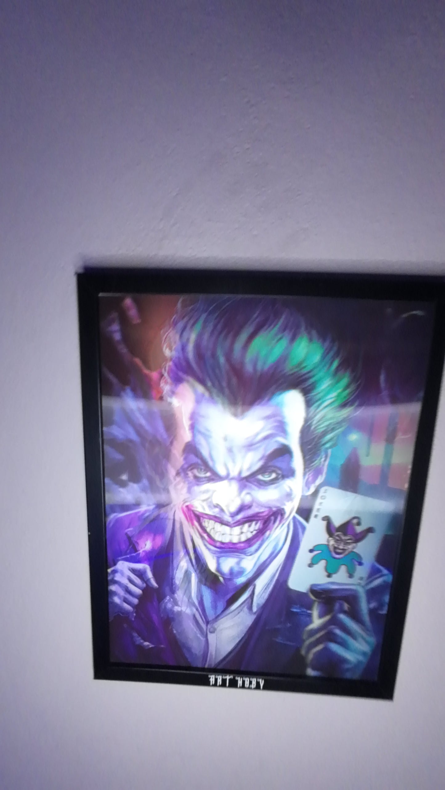 Moving Joker Wall Art | 3D Changing Visual Poster (30x40) (Lenticular)
