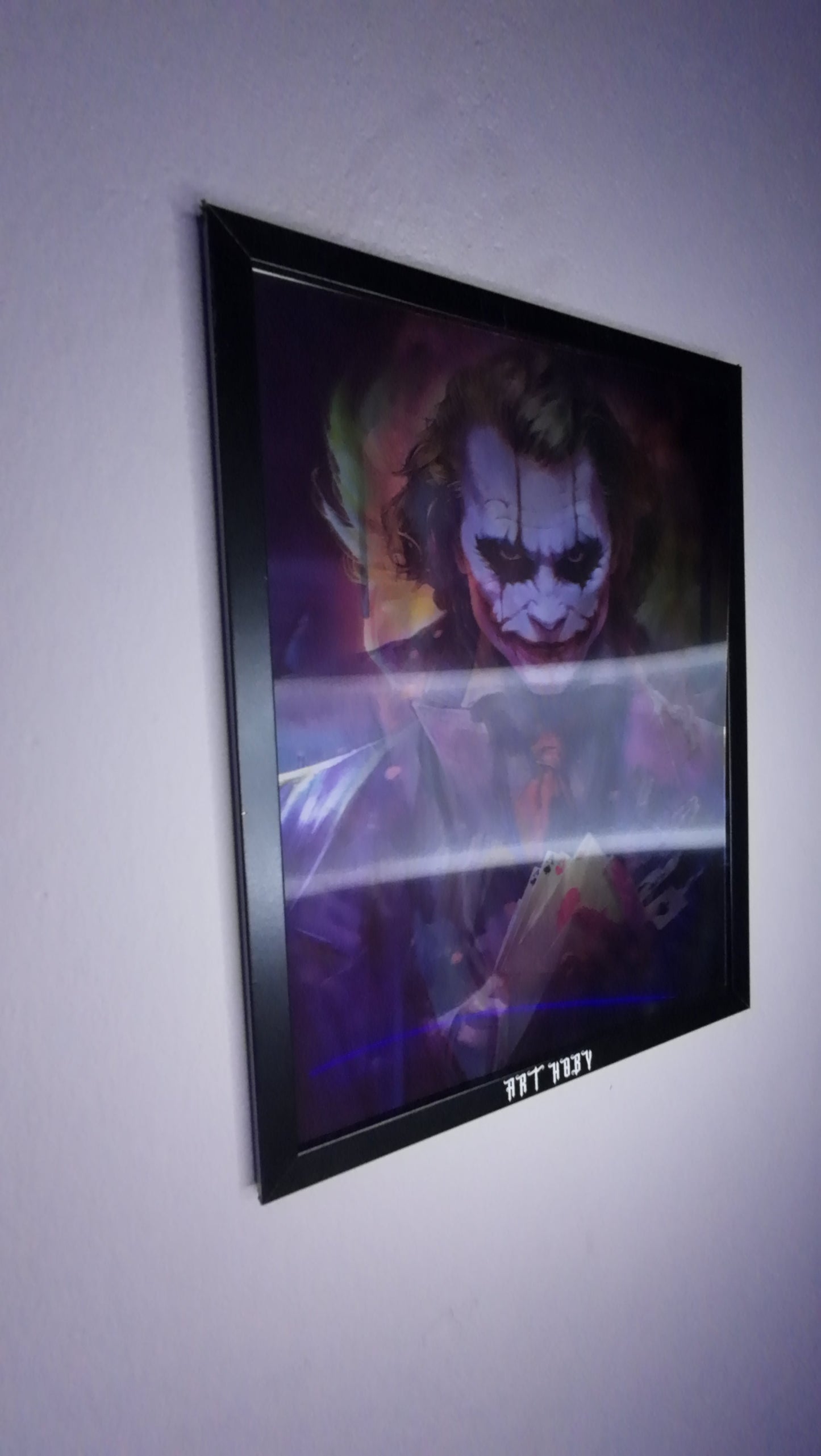 Moving Joker Wall Art | 3D Changing Visual Poster (30x40) (Lenticular)