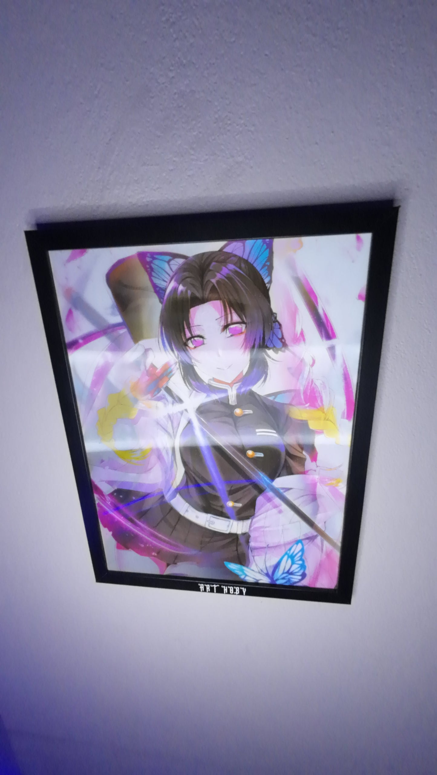 Shinobu & Mitsuri Fan Art Wall Art – Demon Slayer Collection (Lenticular)