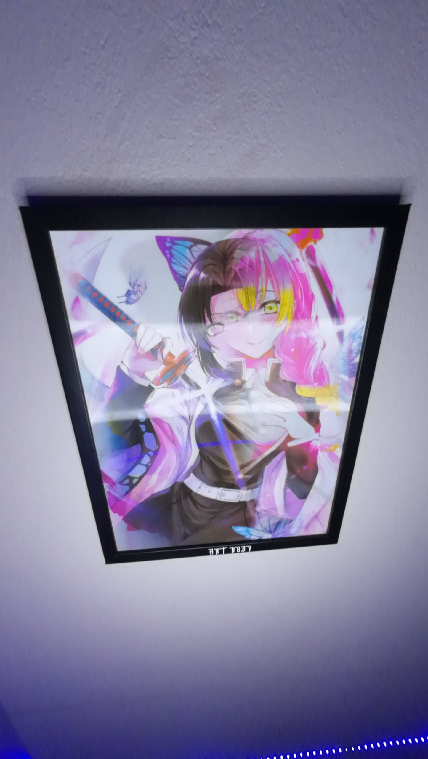 Shinobu & Mitsuri Fan Art Wall Art – Demon Slayer Collection (Lenticular)