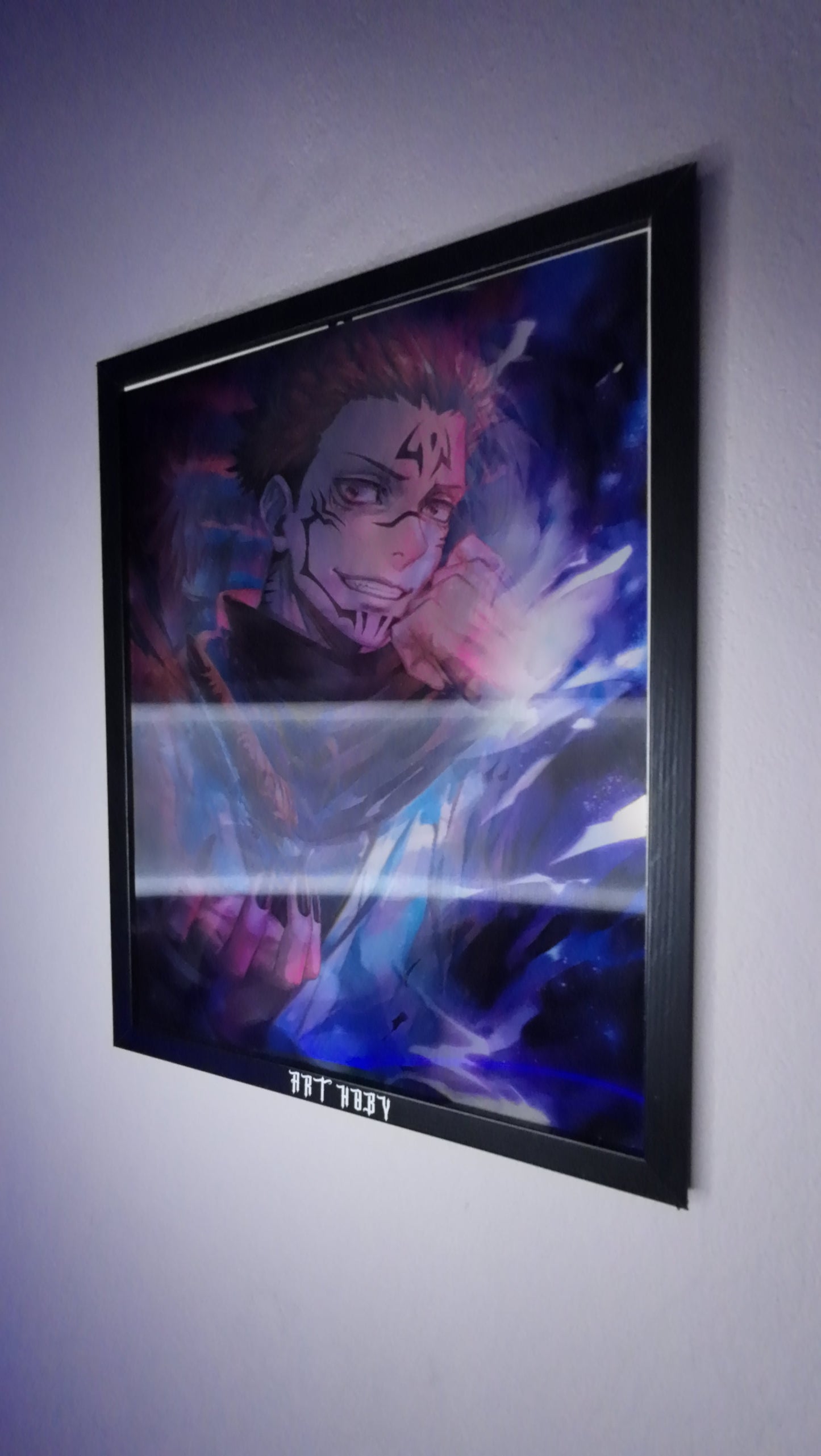 Yuji Itadori Jujutsu Kaisen – Anime Pose Wall Art (Lenticular)