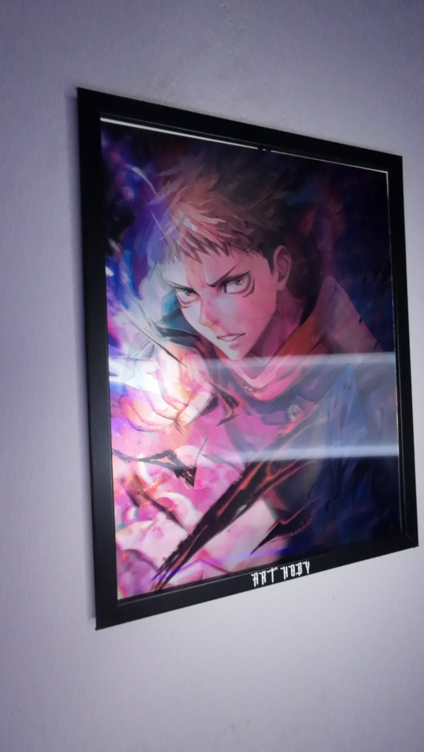 Yuji Itadori Jujutsu Kaisen – Anime Pose Wall Art (Lenticular)