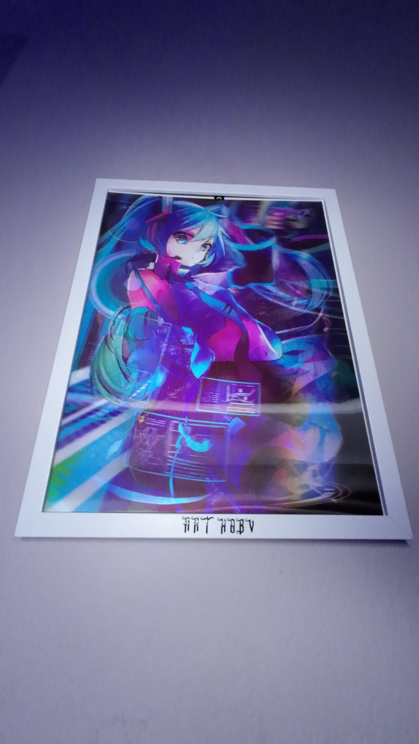 Vocaloid Hatsune Miku Wall Art – Motion Anime Visual (Lenticular)