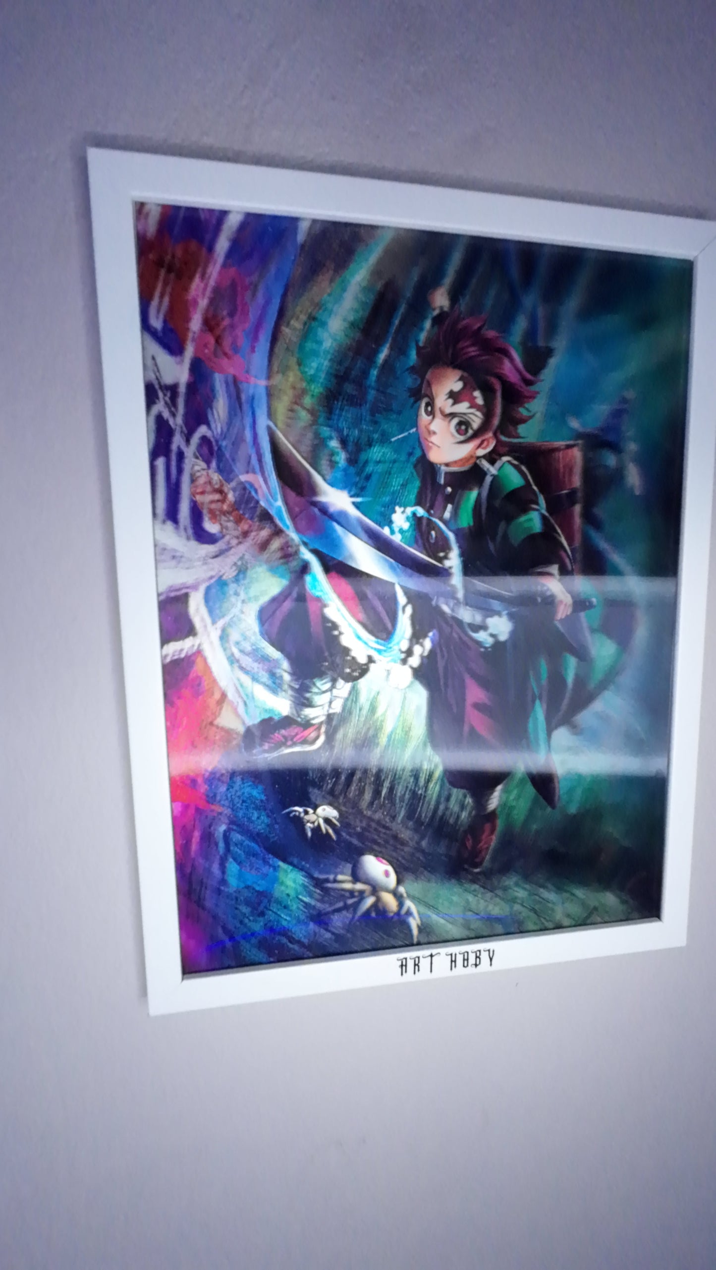 Inosuke Demon Slayer Wall Art – Motion Anime Poster (Lenticular)