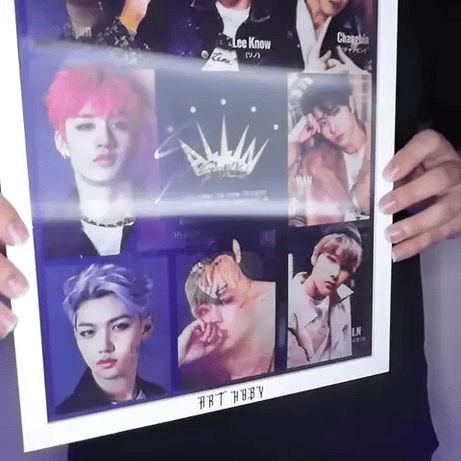 Stray Kids Üyeleri Lenticular Tablo