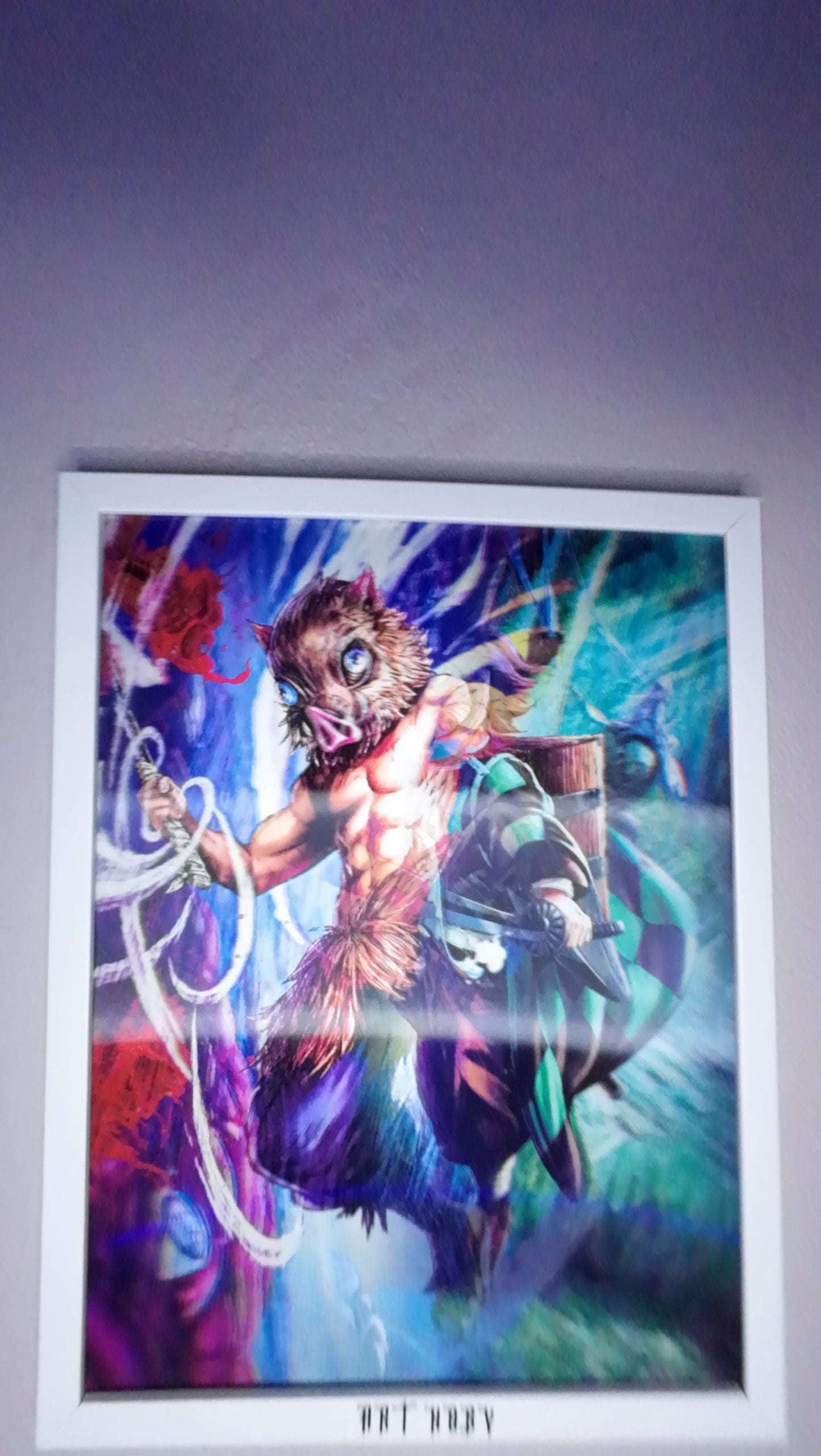 Inosuke Demon Slayer Wall Art – Motion Anime Poster (Lenticular)
