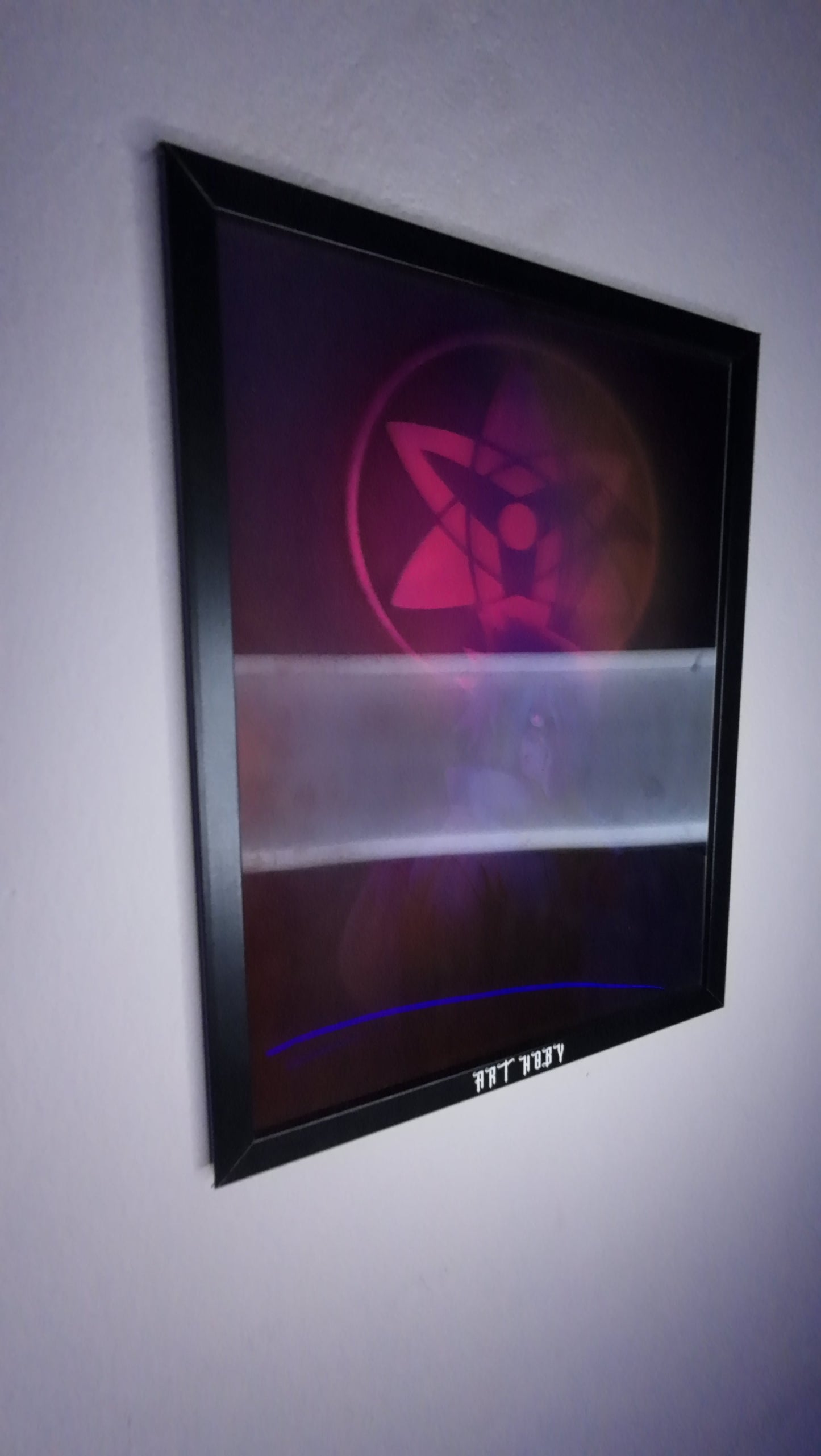 Itachi Uchiha Naruto Wall Art – Sharingan-Themed 3D Poster (Lenticular)