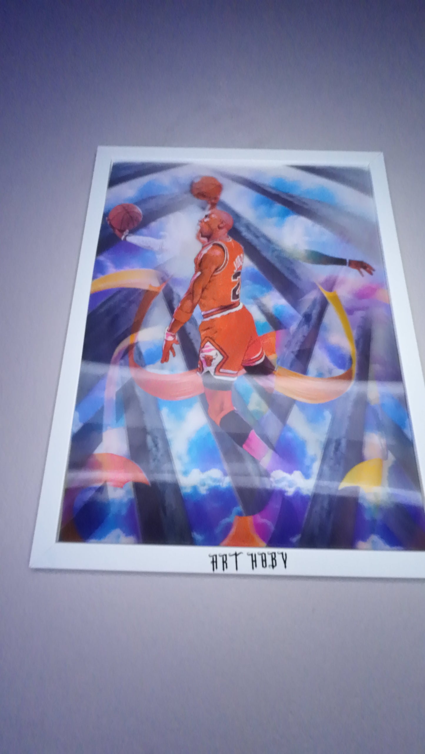 Jordan x LeBron Changing Visual Wall Art – Motion 3D Poster (Lenticular)