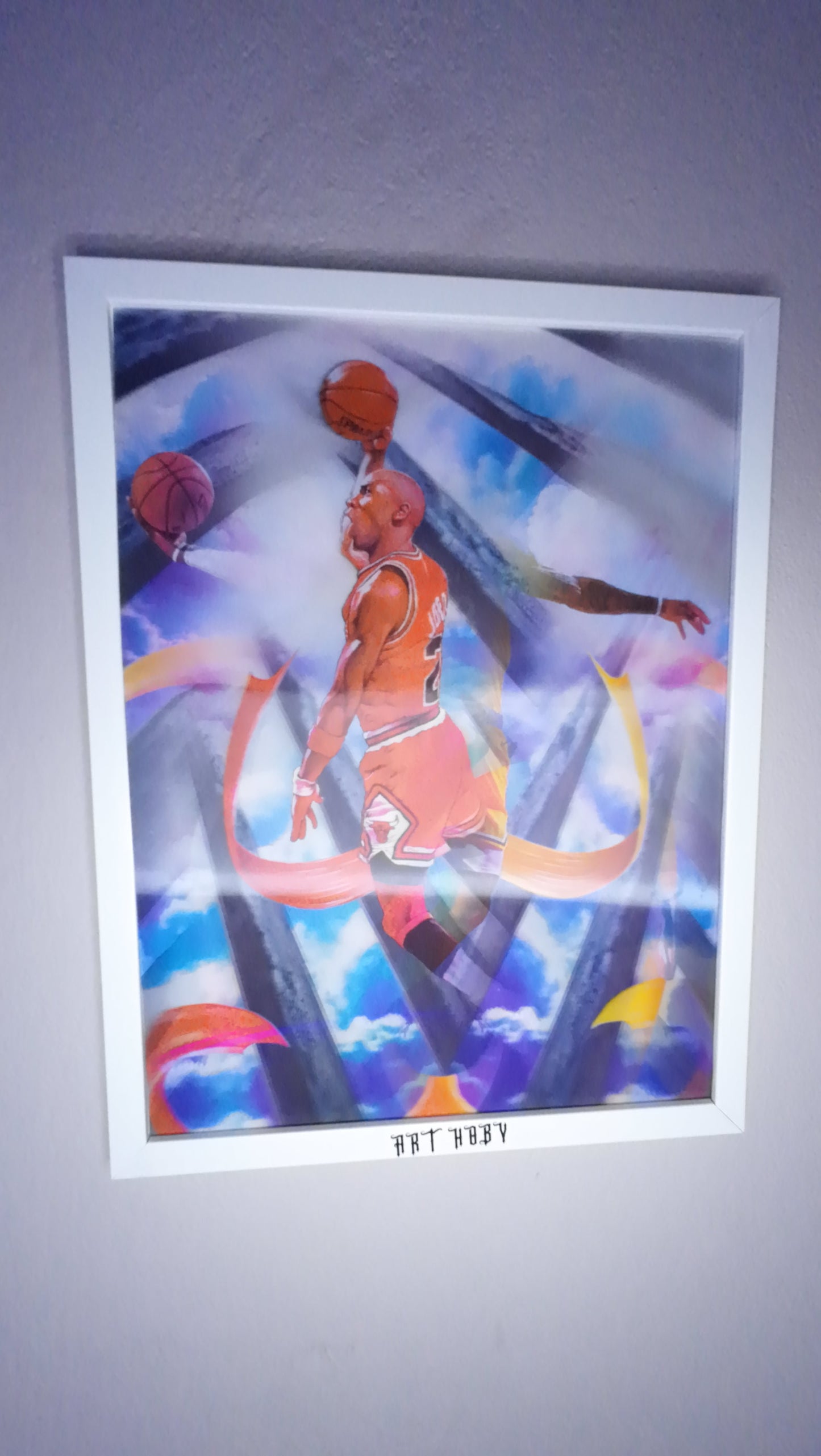 Jordan x LeBron Changing Visual Wall Art – Motion 3D Poster (Lenticular)