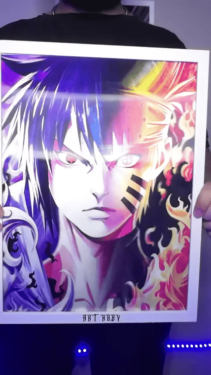 Kakashi Naruto Wall Art – Motion Sharingan Eye Poster (Lenticular)