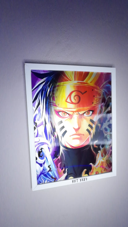 Kakashi Naruto Wall Art – Motion Sharingan Eye Poster (Lenticular)