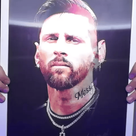 Lionel Messi Premium Lenticular Poster
