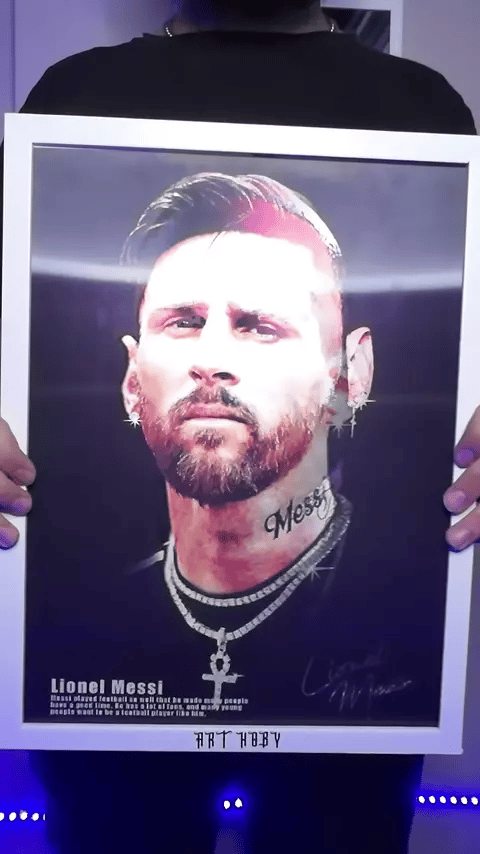Lionel Messi Premium Lenticular Poster