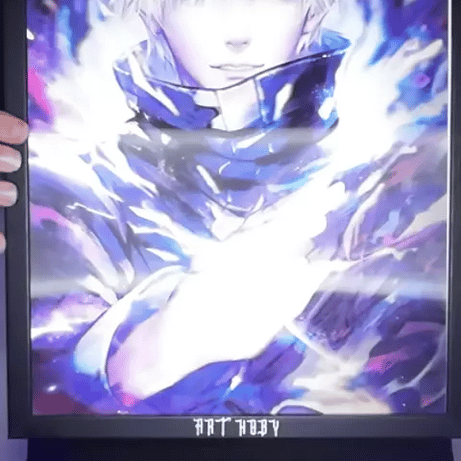 Gojo Satoru Lenticular Tablo – Jujutsu Kaisen