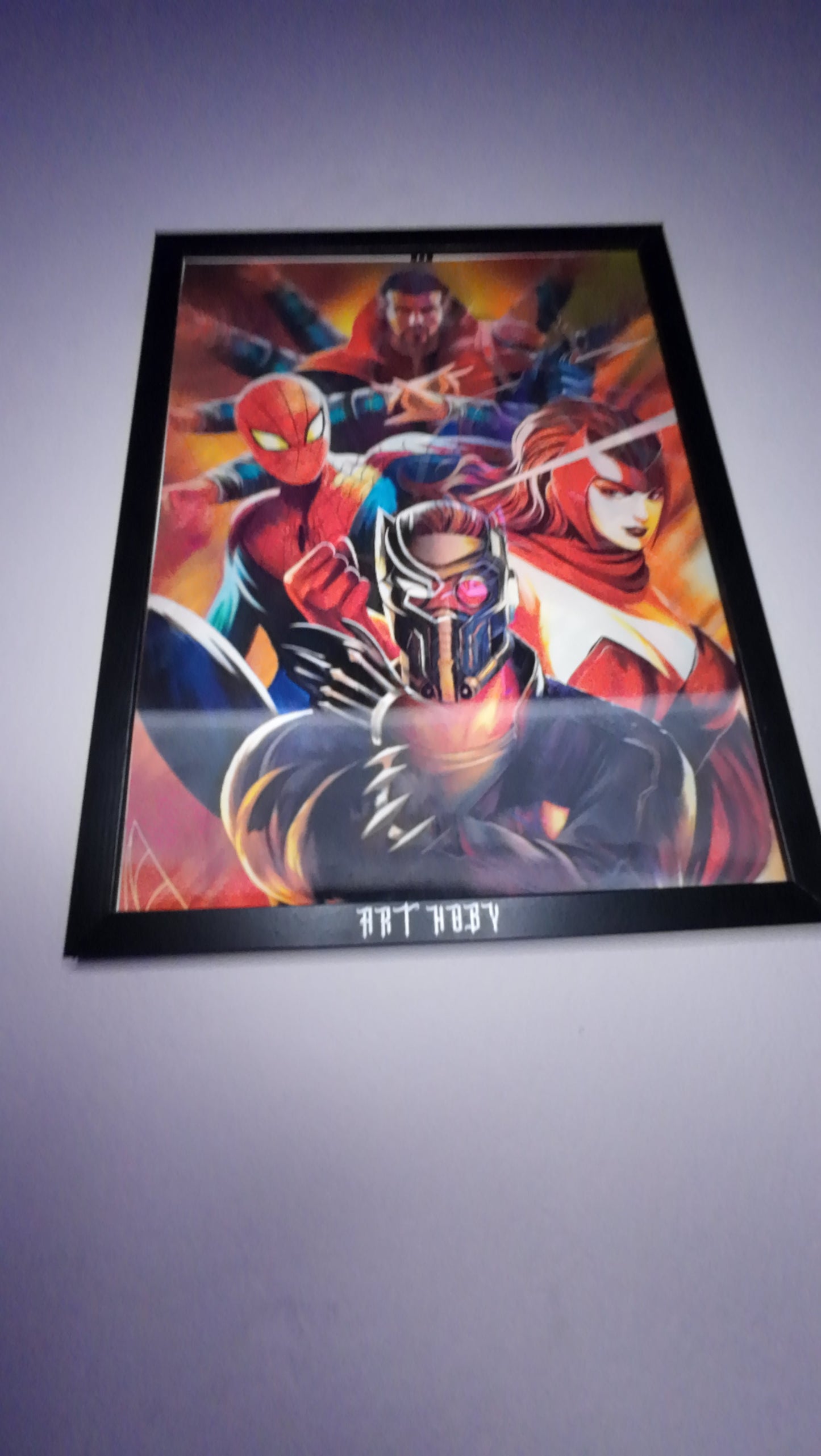 Marvel Avengers Fan Art Wall Art – Motion Effect Poster (Lenticular)