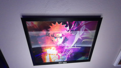 Naruto Kyuubi Wall Art – Motion Effect Anime Poster (Lenticular)