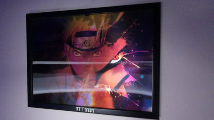 Naruto Kyuubi Wall Art – Motion Effect Anime Poster (Lenticular)