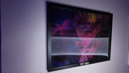 Naruto Kyuubi Wall Art – Motion Effect Anime Poster (Lenticular)