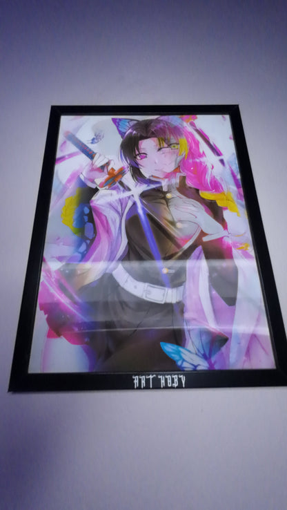 Shinobu & Mitsuri Fan Art Wall Art – Demon Slayer Collection (Lenticular)