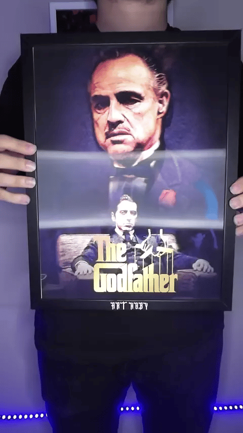 Vito Corleone Poster – The Godfather Collection Motion Wall Art (Lenticular)