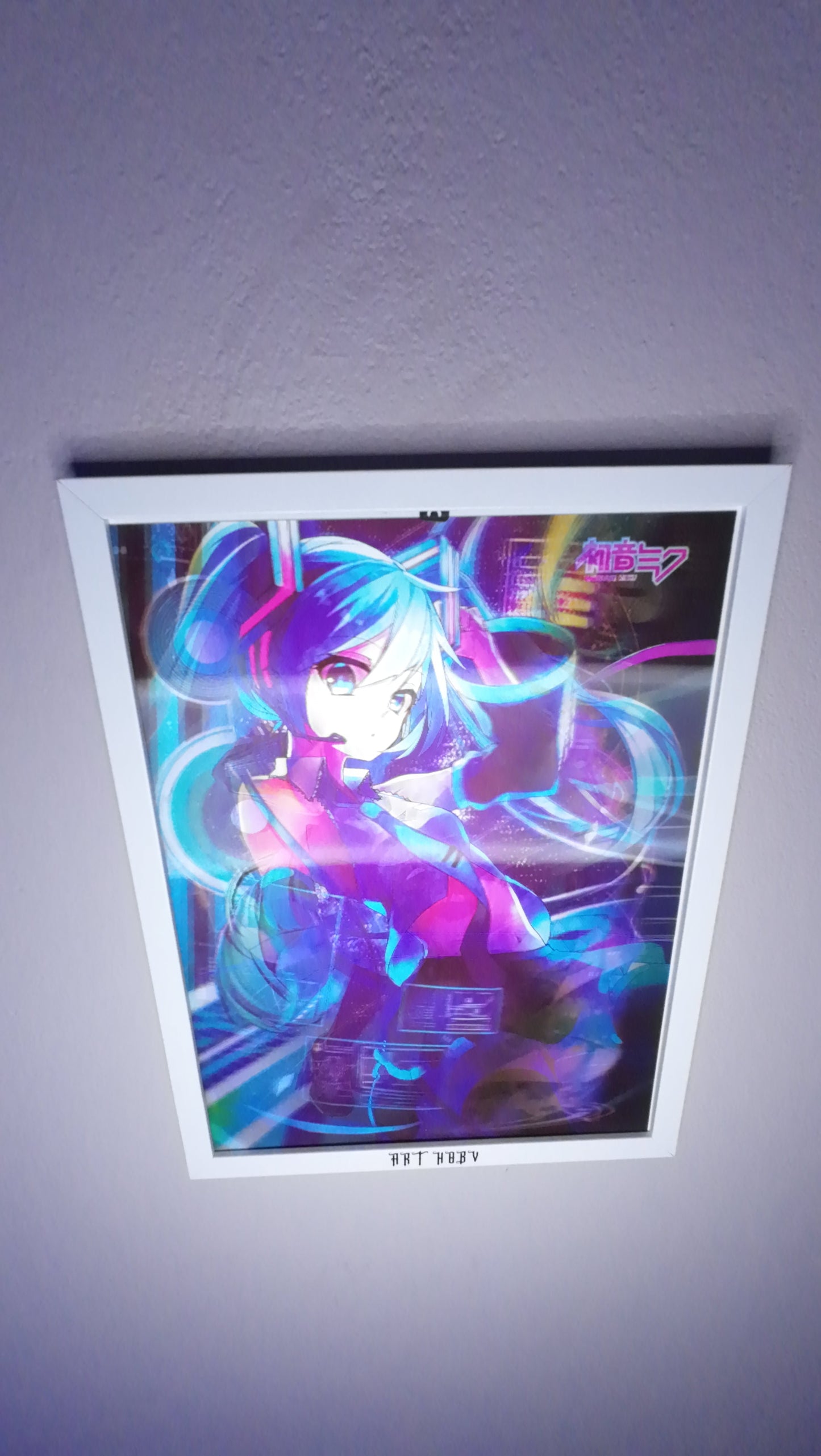 Vocaloid Hatsune Miku Wall Art – Motion Anime Visual (Lenticular)