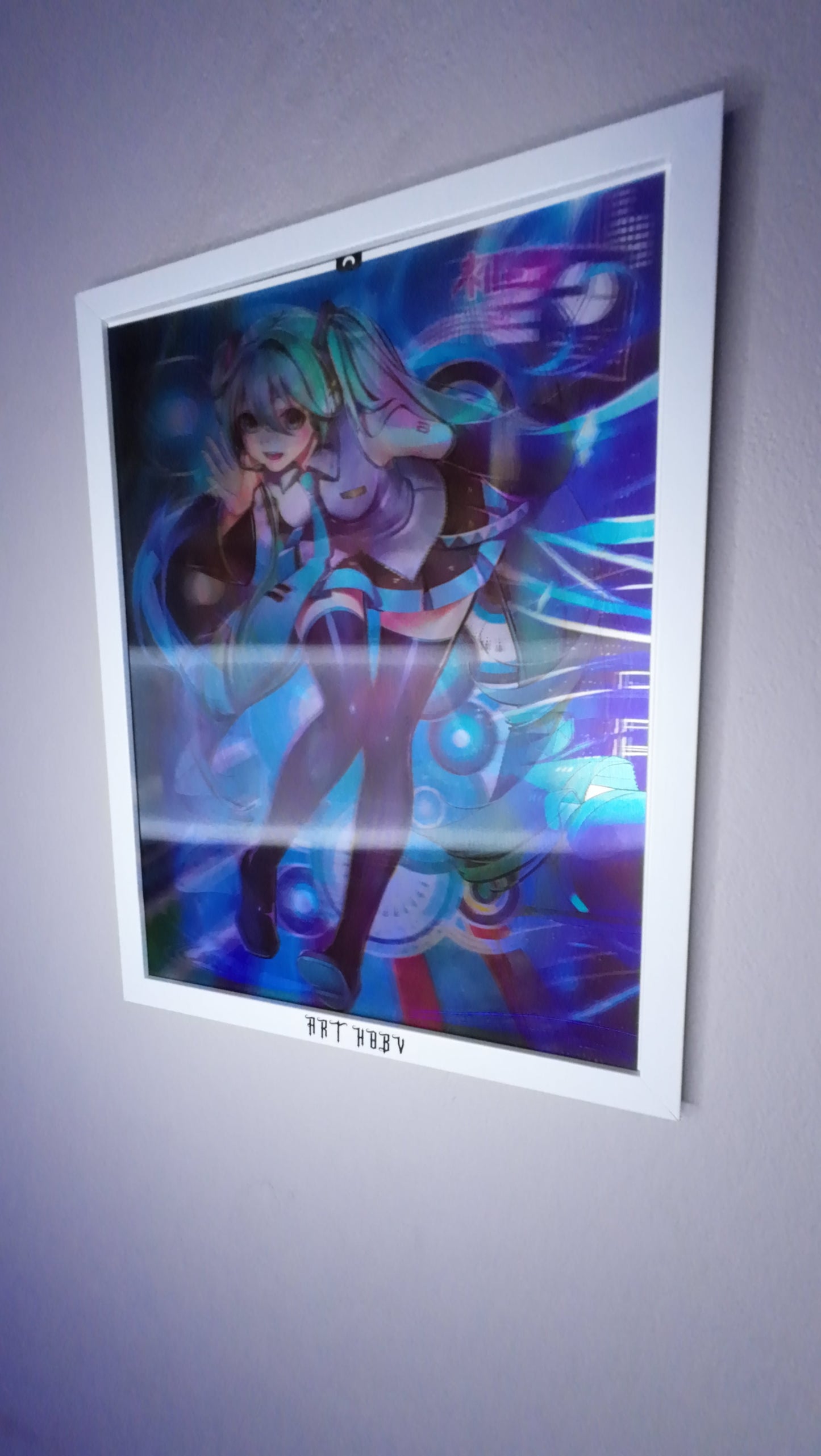 Vocaloid Hatsune Miku Wall Art – Motion Anime Visual (Lenticular)