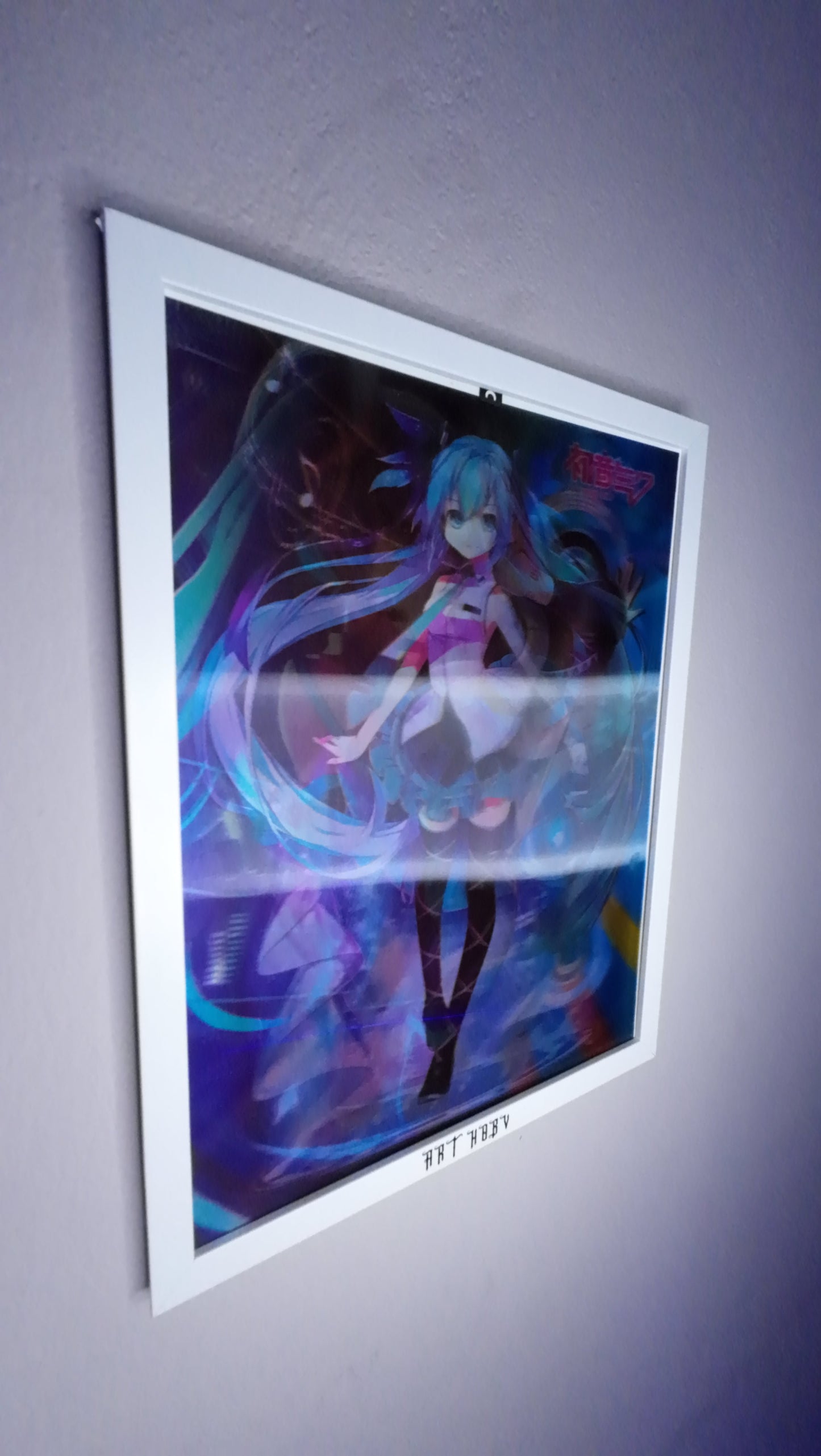 Vocaloid Hatsune Miku Wall Art – Motion Anime Visual (Lenticular)