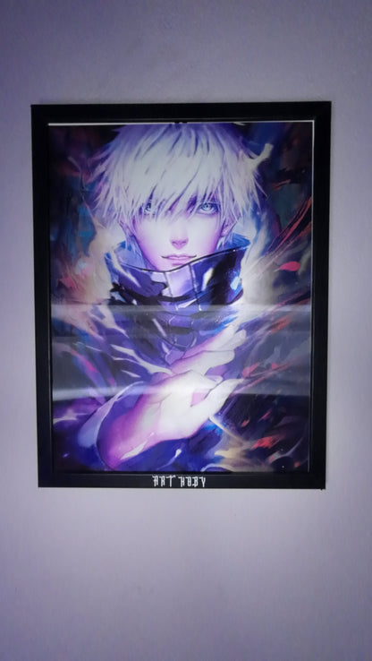 Yuji Itadori Jujutsu Kaisen – Anime Pose Wall Art (Lenticular)