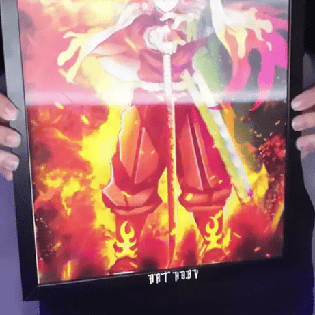 Kyojuro Rengoku Lenticular Tablo