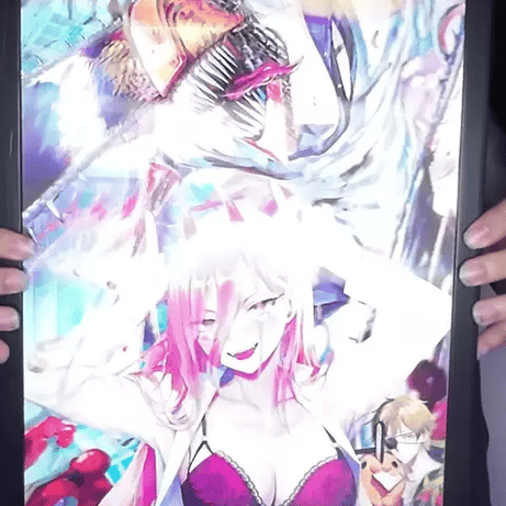 Power & Waifu Anime Lenticular Tablo – Chainsaw Man