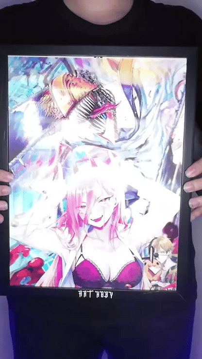 Chainsaw Man Power Wall Art – 3D Anime Poster (Lenticular)