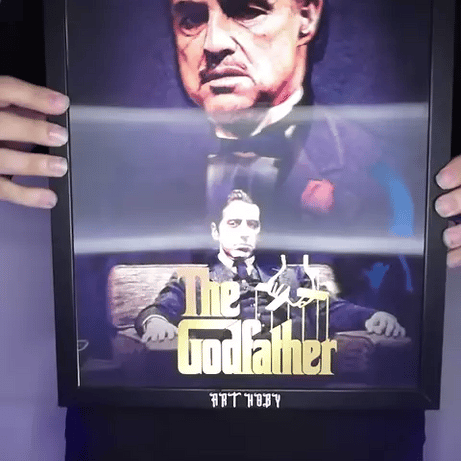 The Godfather Lenticular Tablo