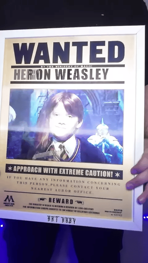 Harry Potter Daily Prophet Lenticular Tablo